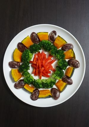 ザ・緑黄色野菜の温野菜サラダ-レシピのメイン写真