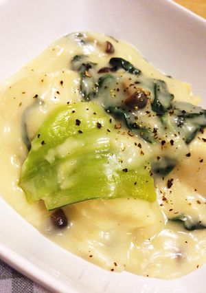 鶏肉とホタテのクリームソース♡-レシピのメイン写真