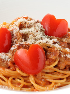 牛肉のトマトチーズスパゲティ-レシピのメイン写真
