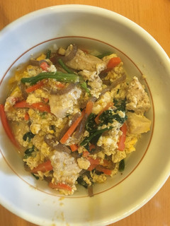 白和えリメイク親子丼-レシピのメイン写真