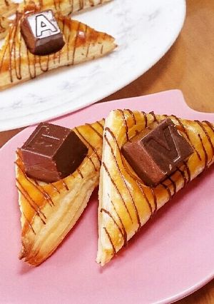 ミニ♪チョコバナナパイ-レシピのメイン写真