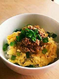 手順分量が超簡単!ツナそぼろ丼♡-レシピのメイン写真