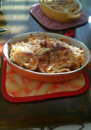 あつあつ簡単！イタリアン風うどんグラタン-レシピのメイン写真