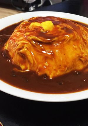 ふわふわ卵のオムハヤシライス-レシピのメイン写真