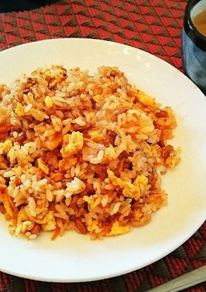 納豆キムチ炒飯-レシピのメイン写真