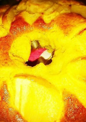簡単リンゴとバナナのリングケーキ-レシピのメイン写真