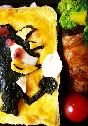 シャドウ・ザ・ヘッジホッグ(キャラ弁)-レシピのメイン写真