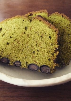 抹茶と黒豆のパウンドケーキ-レシピのメイン写真