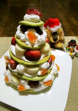 フルーツたっぷり☆パンケーキツリー-レシピのメイン写真
