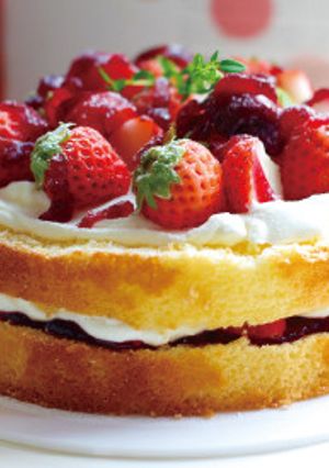 赤い実のレイヤーケーキ-レシピのメイン写真