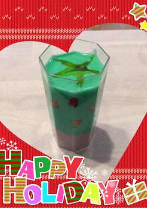 ヨーグルトアート②クリスマスツリー♡-レシピのメイン写真