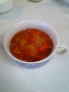 野菜たっぷりトマトスープ-レシピのメイン写真