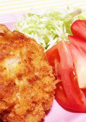はんぺんと豆腐でふわっと海老カツ☆-レシピのメイン写真