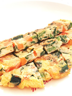 離乳食*完了期 簡単野菜たっぷりオムレツ-レシピのメイン写真