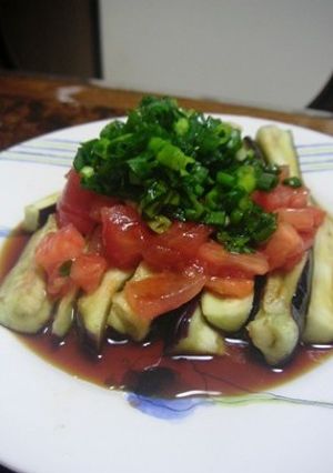 オイスターニンニク醤油でナスのお浸し-レシピのメイン写真