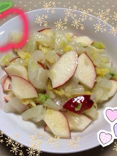 白菜とりんごのサラダ-レシピのメイン写真