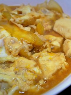 【シンプルに美味しい】豆腐の卵とじ煮!!-レシピのメイン写真