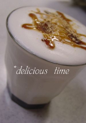 おうちカフェ☆黒蜜きな粉豆乳ラテ-レシピのメイン写真