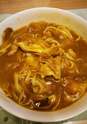 ☆カレー粉とめんつゆで濃厚カレーうどん☆-レシピのメイン写真