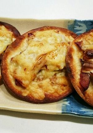 リーキと焼豚のピザ-レシピのメイン写真
