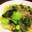 青梗菜とツナ、春雨の中華炒め
