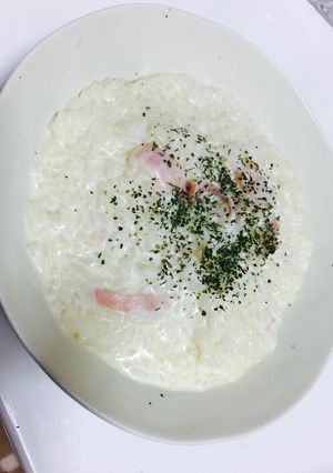 簡単♡包丁いらず♪チーズリゾット-レシピのメイン写真