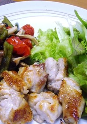 鶏もも肉蒸し焼きとオーブン焼き野菜-レシピのメイン写真