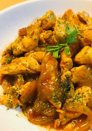 鶏肉のケチャップ＆中濃ソース炒め／2:3-レシピのメイン写真