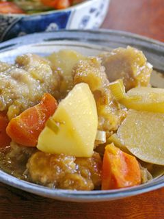 お残り唐揚げで、根菜の中華煮-レシピのメイン写真