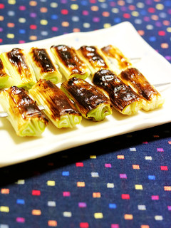 こんがり甘い!岩津ねぎの串焼き-レシピのメイン写真