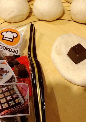 アルファベットチョコで簡単チョコパン☆-レシピのメイン写真