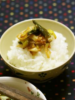 ご飯によく合う!岩津ねぎの味噌炒め-レシピのメイン写真