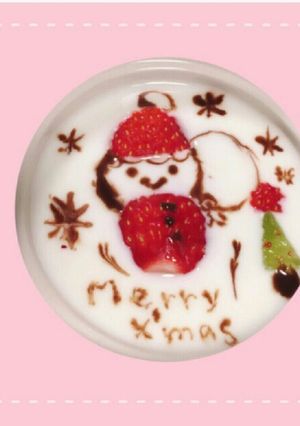 ヨーグルトアート☆X'masバージョン-レシピのメイン写真