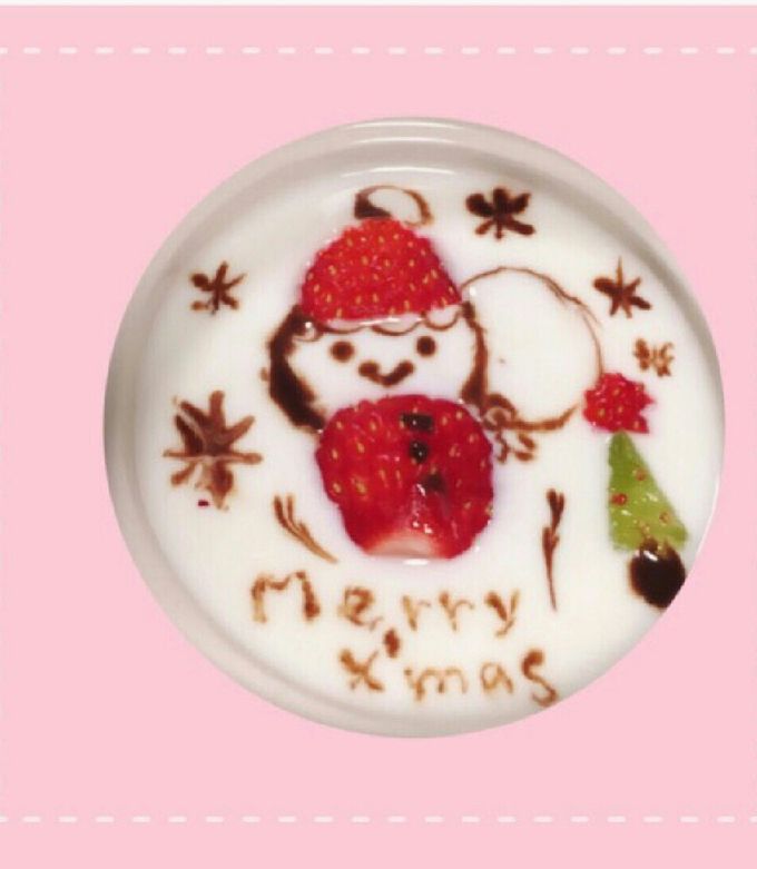 ヨーグルトアート☆X'masバージョン-レシピのメイン写真