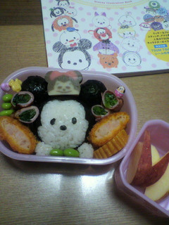 ツムツムミッキー簡単キャラ弁-レシピのメイン写真
