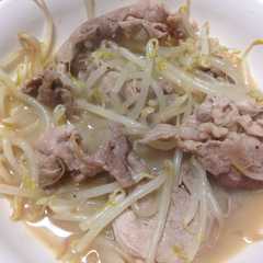 超簡単！炒めるだけ！豚肉ともやし炒め！-レシピのメイン写真