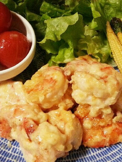 わさび好きのあなたに♡濃厚わさびエビマヨ-レシピのメイン写真