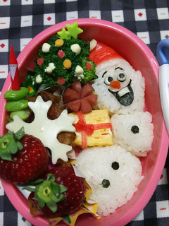超簡単☆クリスマスのオラフ キャラ弁-レシピのメイン写真
