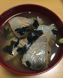 残った刺身で☆簡単かつお茶漬け
