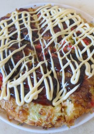 カキ入りお好み焼き-レシピのメイン写真