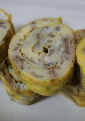 菊芋入り伊達巻風卵焼き-レシピのメイン写真