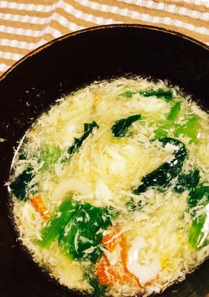 あんかけ小松菜スープ-レシピのメイン写真