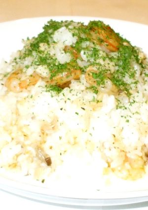 簡単!エビとツナの朝ごはん♪ピラフ炊飯器-レシピのメイン写真