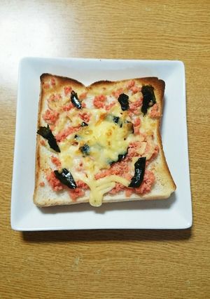たらこトースト-レシピのメイン写真