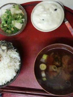 血管プラークダイエット食608(吉朝食)-レシピのメイン写真