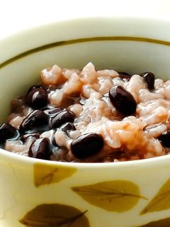 1月15日小正月はお赤飯の素で簡単小豆粥-レシピのメイン写真