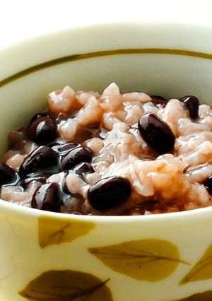 1月15日小正月はお赤飯の素で簡単小豆粥-レシピのメイン写真
