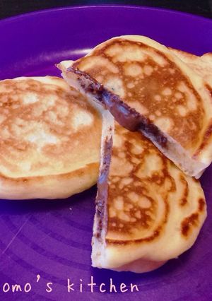 チョコとろ〜り♪なパンケーキ-レシピのメイン写真