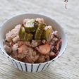 圧力鍋でピンクのたこ飯