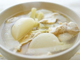 蕪のチキンスープ